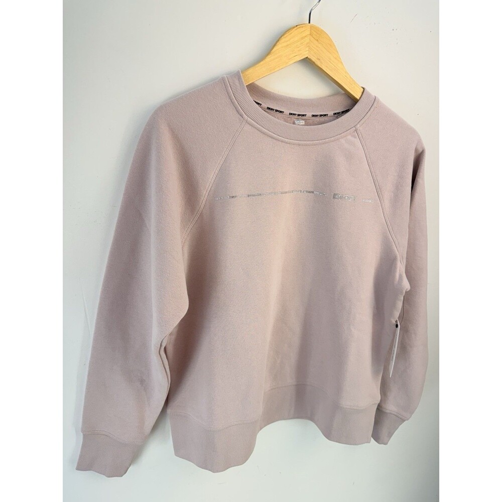 DKNY Sport Sweater Women's Size S Purple  Spell Out Logo - Picture 5 of 14